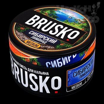 Табак Brusko Medium Сибирский лимонад вкус, описание, цена 250 гр