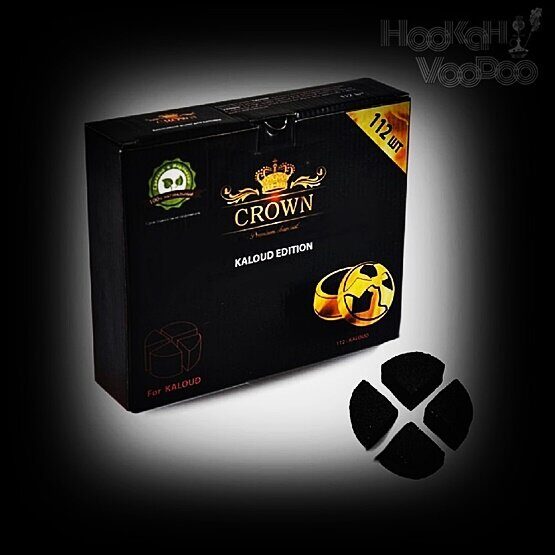 Уголь Crown Kaloud Edition 24x22 мм 112 штук 1кг